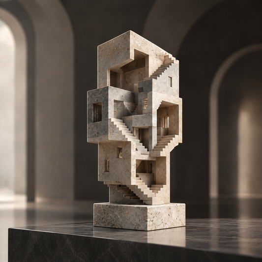 Stacked Staircase Architectural Sculpture