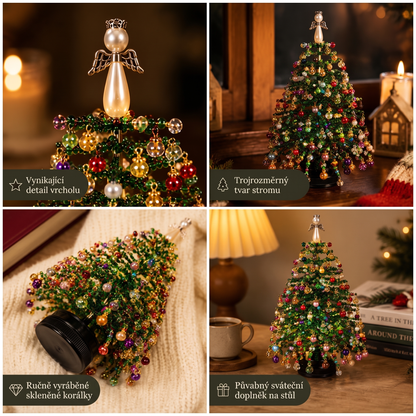 🎄 POSLEDNÍ DEN -50% SLEVA ✨  DIY Sada korálkového vánočního stromku – 5 jedinečných stylů 💎