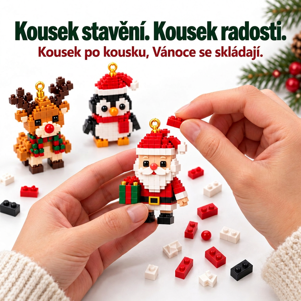 🎅🔥 POSLEDNÍ DEN: 50% SLEVA ✨ Vánoční stavebnicový adventní kalendář pro celou rodinu! 💎