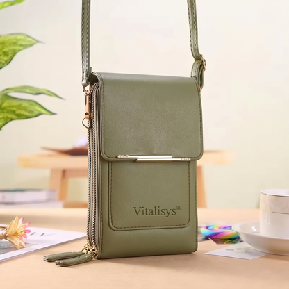 Poslední 3 hodiny: Sleva 50 %｜Novinka 2026 👑– minimalistická elegantní dámská i pánská dotyková crossbody peněženka na telefon s ochranou proti krádeži💎