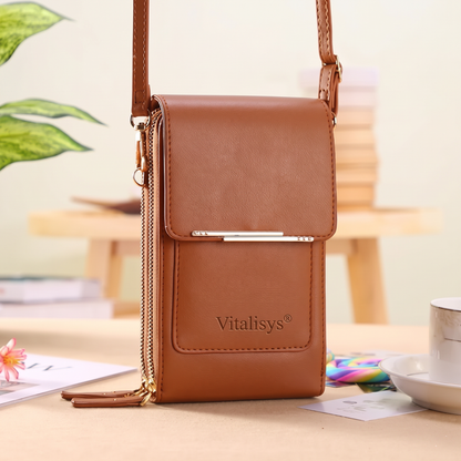 Poslední 3 hodiny: Sleva 50 %｜Novinka 2026 👑– minimalistická elegantní dámská i pánská dotyková crossbody peněženka na telefon s ochranou proti krádeži💎