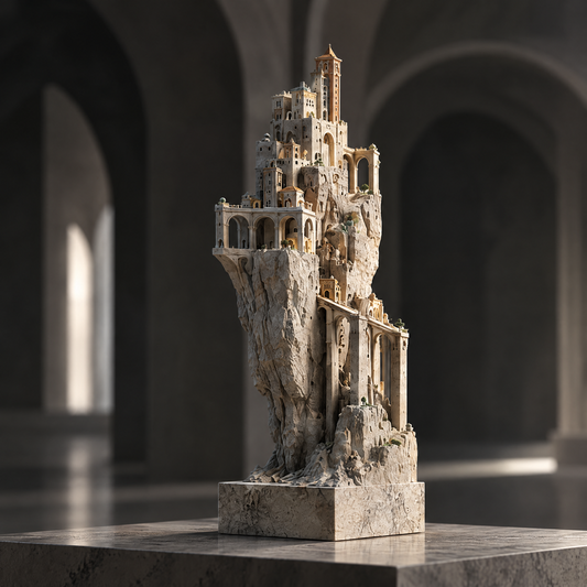 Cliffside Castle Architectural Sculpture