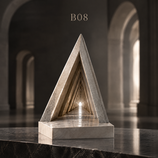 Layered Triangle Architectural Sculpture