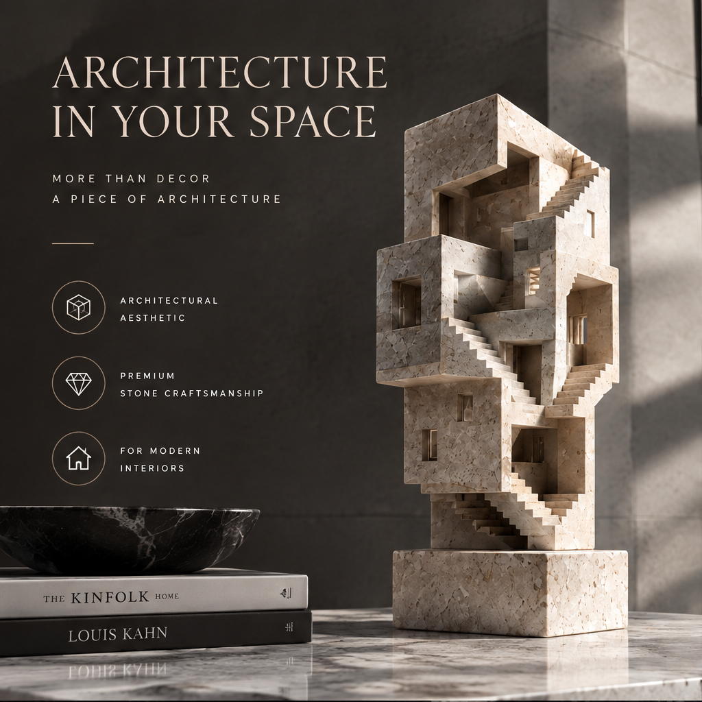 Stacked Staircase Architectural Sculpture