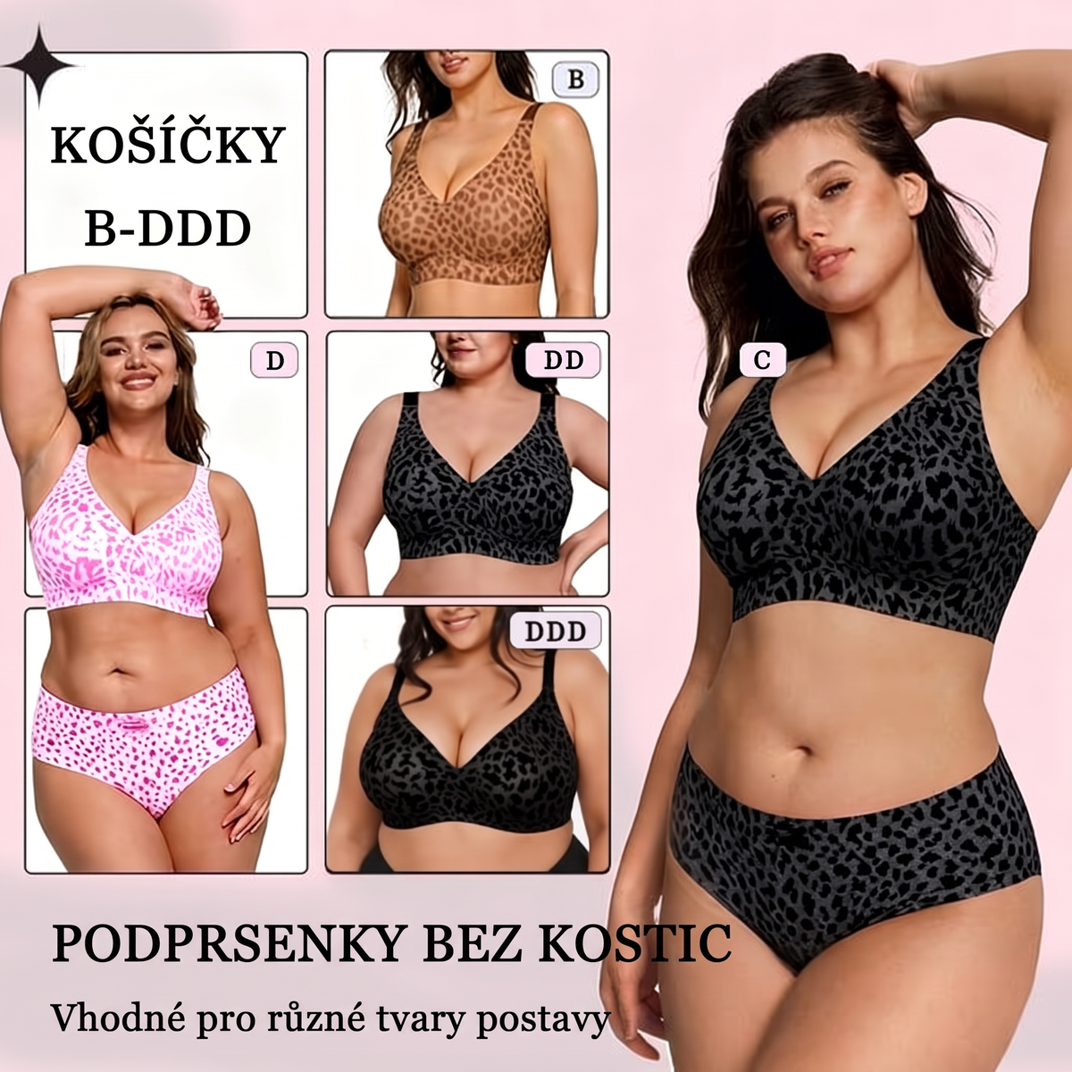 🏆 POSLEDNÍ DEN VÝPRODEJE 50% SLEVA 🔥 Dámské gelové podprsenky, bez kostic, plné krytí, každodenní podprsenky, pohodlné bezdrátové vyztužené tričkové podprsenky 👍