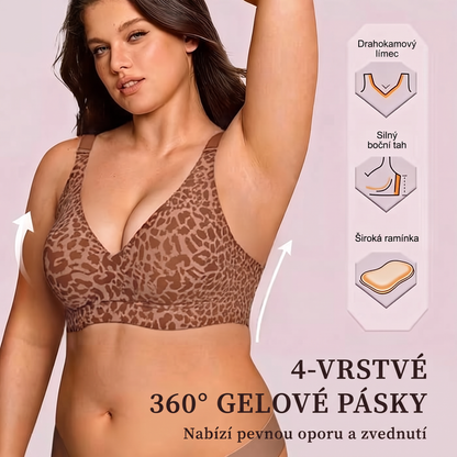 🏆 POSLEDNÍ DEN VÝPRODEJE 50% SLEVA 🔥 Dámské gelové podprsenky, bez kostic, plné krytí, každodenní podprsenky, pohodlné bezdrátové vyztužené tričkové podprsenky 👍