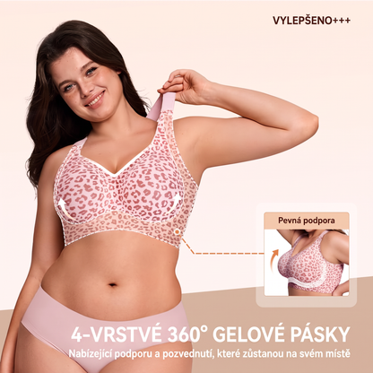 🏆 POSLEDNÍ DEN VÝPRODEJE 50% SLEVA 🔥 Dámské gelové podprsenky, bez kostic, plné krytí, každodenní podprsenky, pohodlné bezdrátové vyztužené tričkové podprsenky 👍