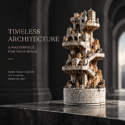 Tiered City Architectural Sculpture