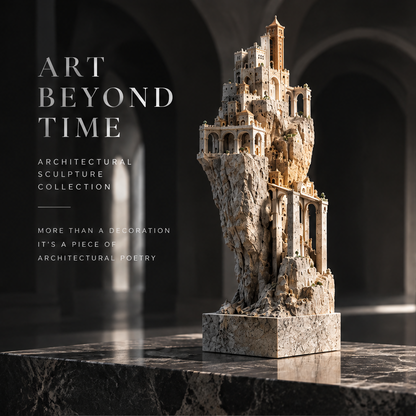 Cliffside Castle Architectural Sculpture