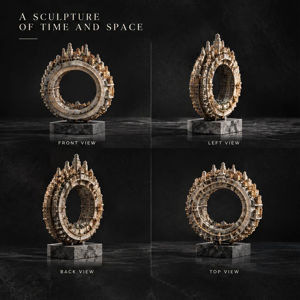 Circular City Architectural Sculpture