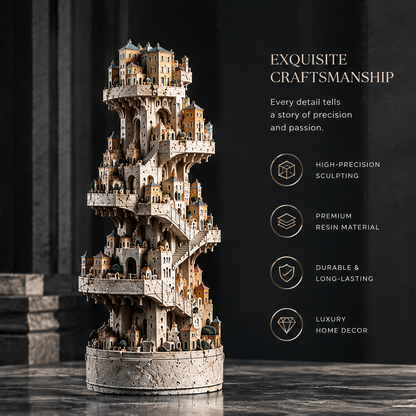 Tiered City Architectural Sculpture