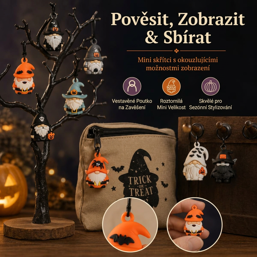 🎃 Poslední den: 50% sleva – Adventní kalendář s překvapením – 24 dní s halloweenskými skřítky 💎