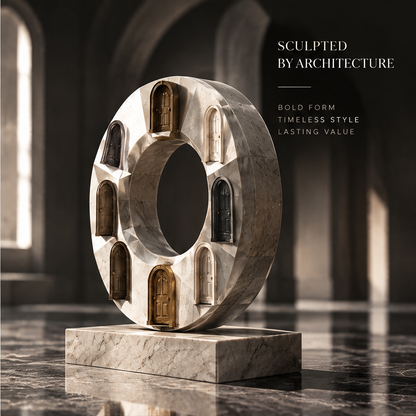Ring of Doors Marble Sculpture