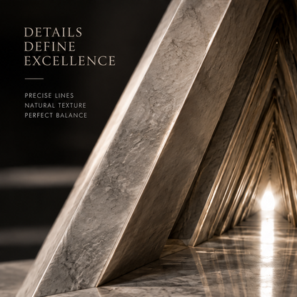 Layered Triangle Architectural Sculpture