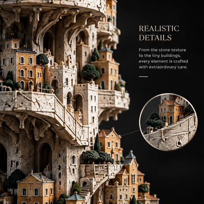 Tiered City Architectural Sculpture