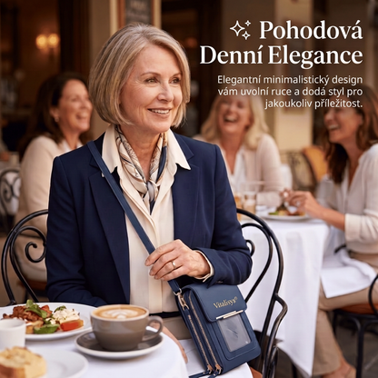 Poslední 3 hodiny: Sleva 50 %｜Novinka 2026 👑– minimalistická elegantní dámská i pánská dotyková crossbody peněženka na telefon s ochranou proti krádeži💎