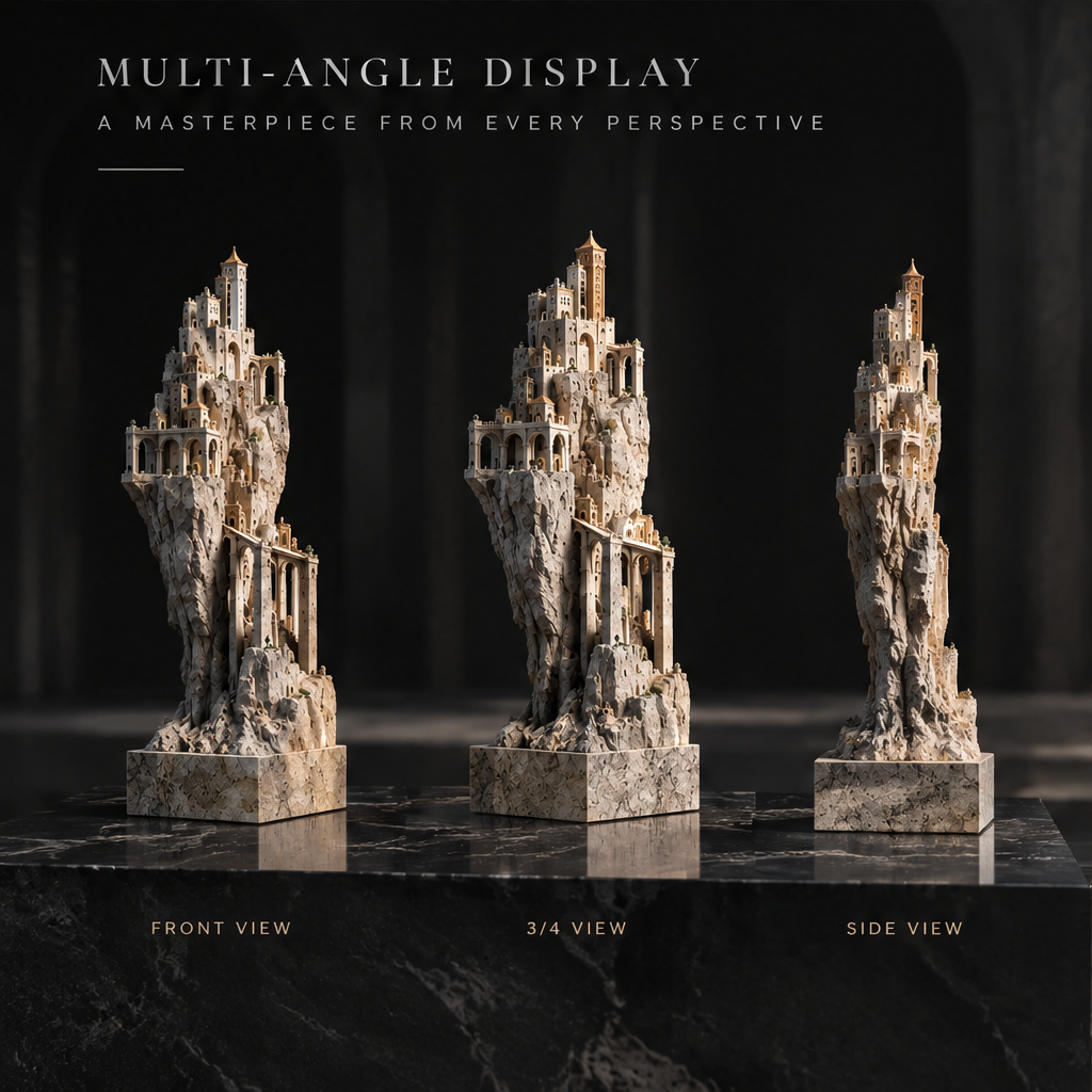 Cliffside Castle Architectural Sculpture