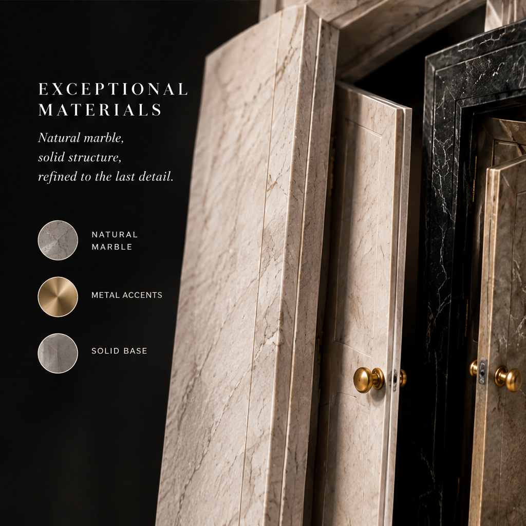 Layered Doors Marble Sculpture