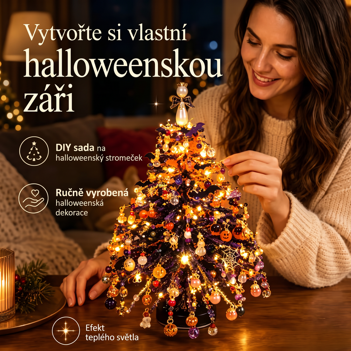 🎄 POSLEDNÍ DEN -50% SLEVA ✨  DIY Sada korálkového vánočního stromku – 5 jedinečných stylů 💎