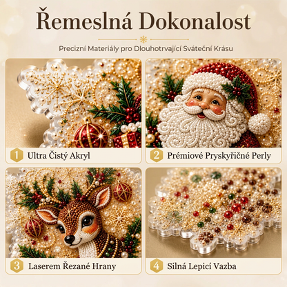 🎄 Časově omezená sleva 55 % 🎄 Sada vánočních DIY malovacích závěsných ozdob 💖