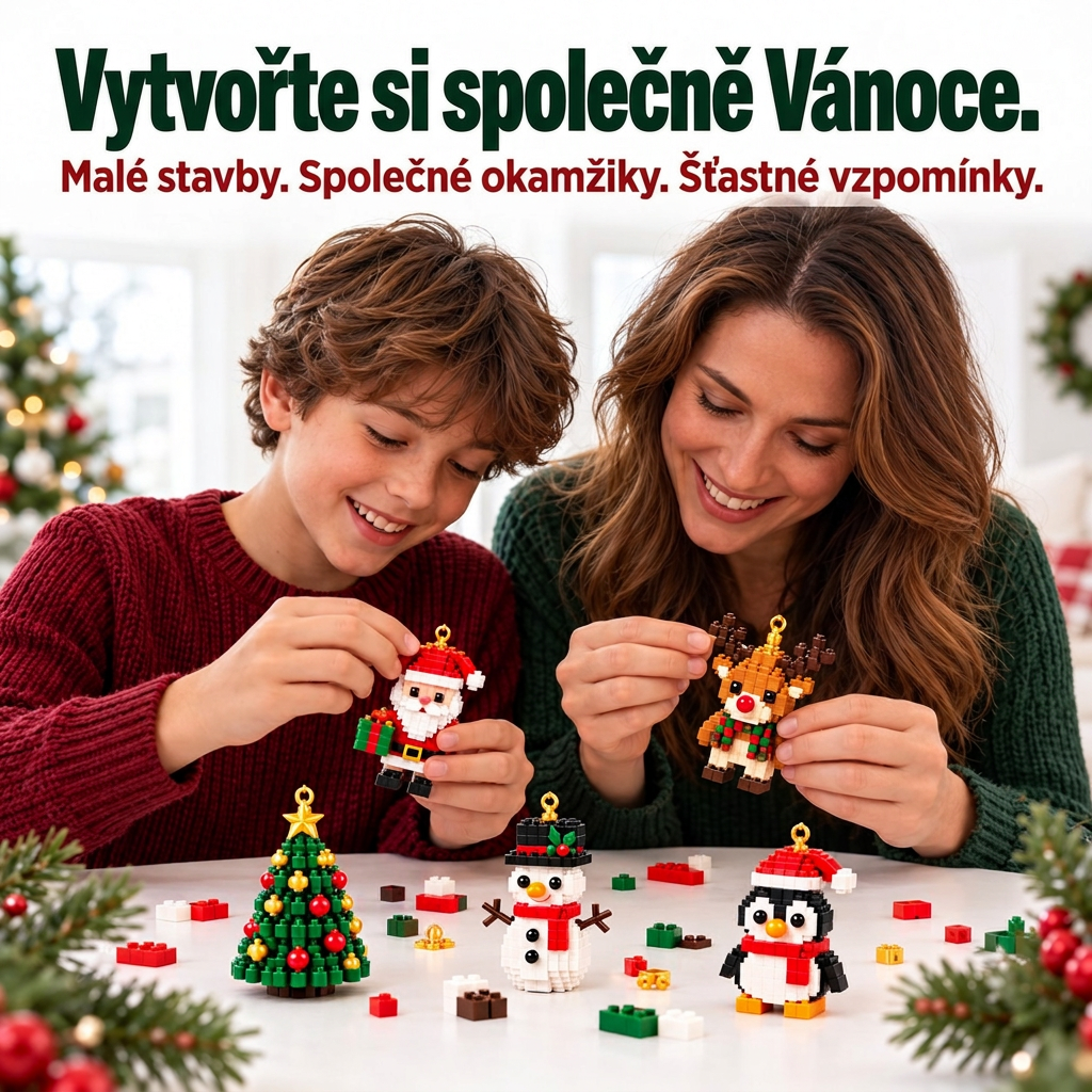 🎅🔥 POSLEDNÍ DEN: 50% SLEVA ✨ Vánoční stavebnicový adventní kalendář pro celou rodinu! 💎