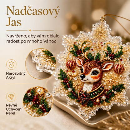 🎄 Časově omezená sleva 55 % 🎄 Sada vánočních DIY malovacích závěsných ozdob 💖