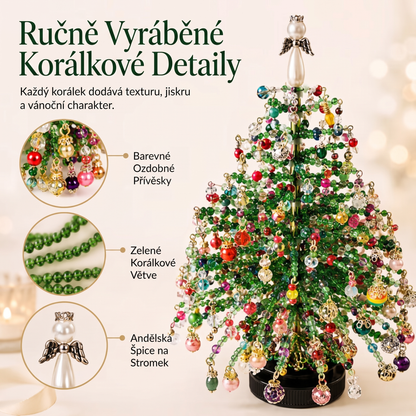 🎄 POSLEDNÍ DEN -50% SLEVA ✨  DIY Sada korálkového vánočního stromku – 5 jedinečných stylů 💎