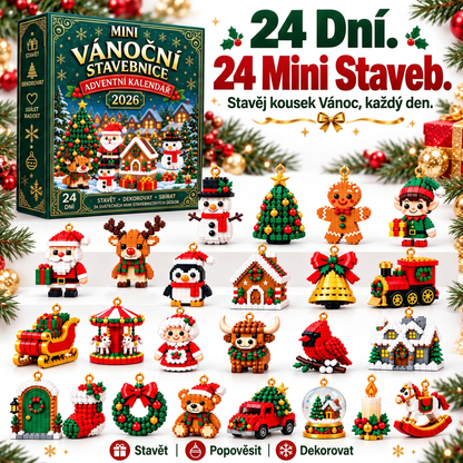 🎅🔥 POSLEDNÍ DEN: 50% SLEVA ✨ Vánoční stavebnicový adventní kalendář pro celou rodinu! 💎